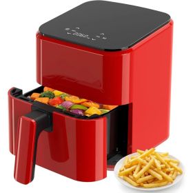3.17 QT Digital Air Fryer, A Small Air Fryer With A PP Touch Panel, With A Maximum Temperature Of 400 Degrees Fahrenheit.