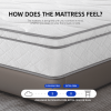 King Size Mattress,12 Inch Hybrid Mattress in a Box with Gel Memory Foam
