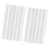 Shower Curtain Liner, 8G Heavy-Duty PEVA Shower Liner, 2-Pack Waterproof Plastic Liners with 3 Magnets and 12 Rust-Resistant Metal Grommet