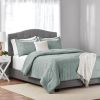 5-Piece Sage Jacquard Comforter Set, Full/Queen
