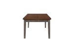Casual Two Tone 6 Drawer Dining Table