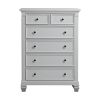 Glendale 6 Drawer Chest Pure White