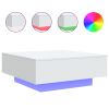 Coffee Table White Engineered wood 31.5 in x 31.5 in x 12.2 in