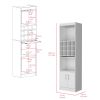 Bar Cabinet Fulton, Living Room, White