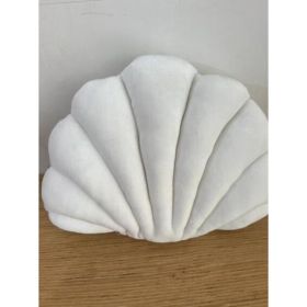 Simulation Shell Pillow Cushion Doll Nap Pillow (Option: White-M)